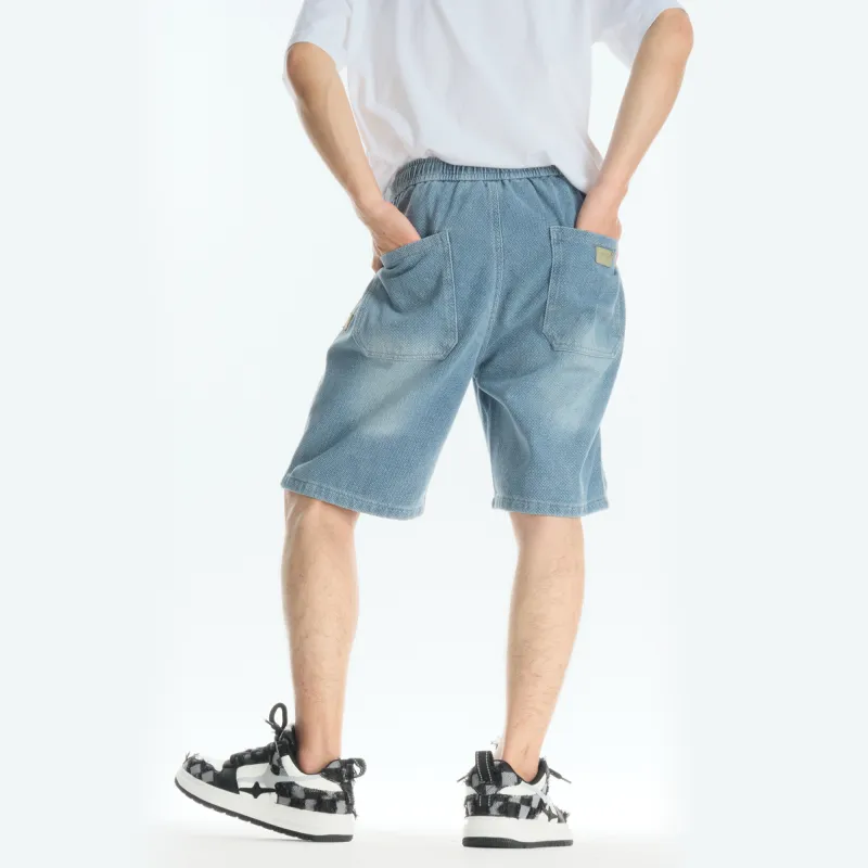 IGOI Denim Shorts Unisex Nostalgic Blue-13