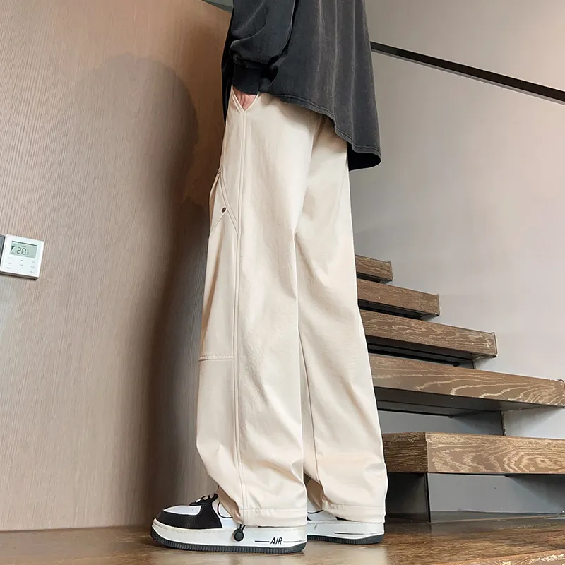 IGOI Casual Pants Unisex Navy Blue-10