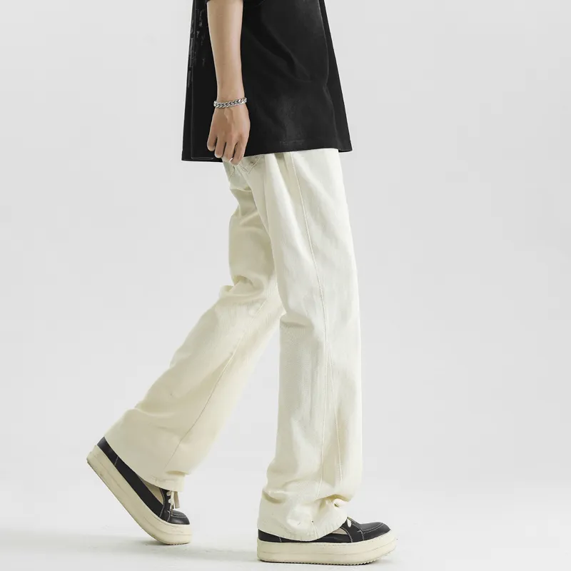PANDA ADEVIL Jeans Unisex White-3