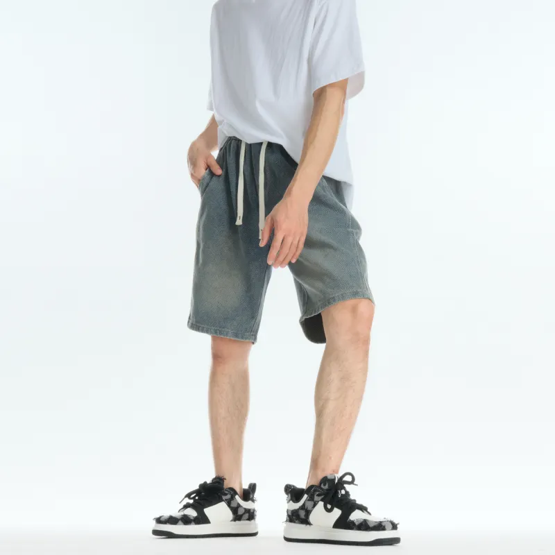 IGOI Denim Shorts Unisex Nostalgic Blue-2
