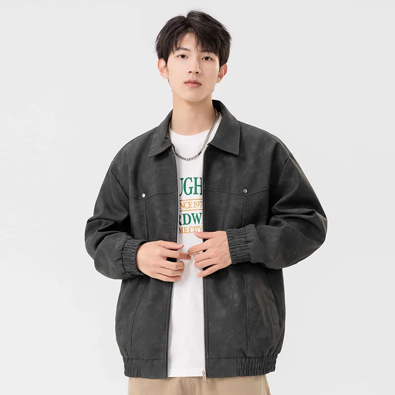 IGOI Jackets Coats Unisex Vintage Brown-9