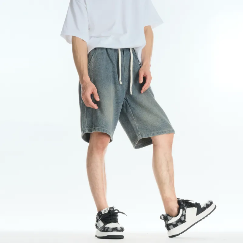 IGOI Denim Shorts Unisex Nostalgic Blue-3
