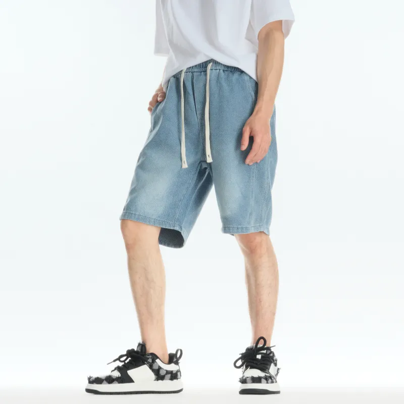 IGOI Denim Shorts Unisex Nostalgic Blue-11