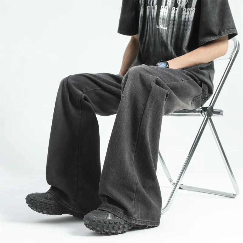 IGOI Jeans Unisex Black Gray Color-6