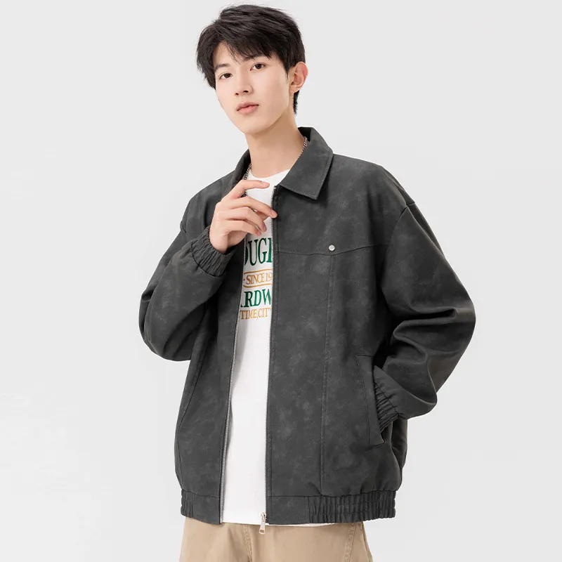 IGOI Jackets Coats Unisex Vintage Brown-10