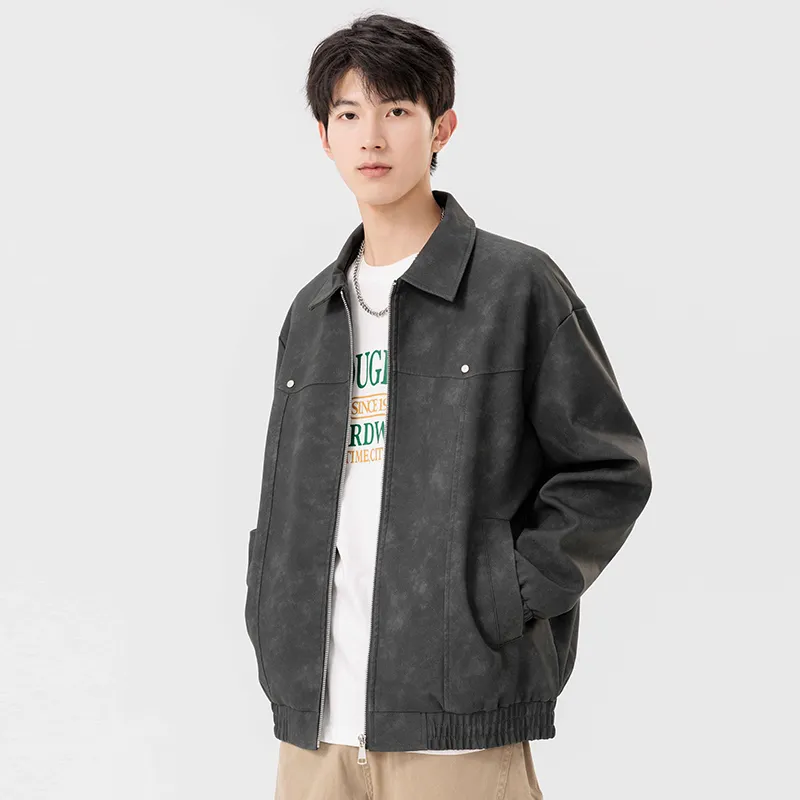 IGOI Jackets Coats Unisex Vintage Brown-11