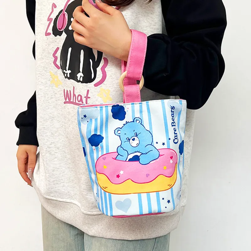 CAREBEARS Polyester Bucket Bag Handbag Women's Multicolor-5