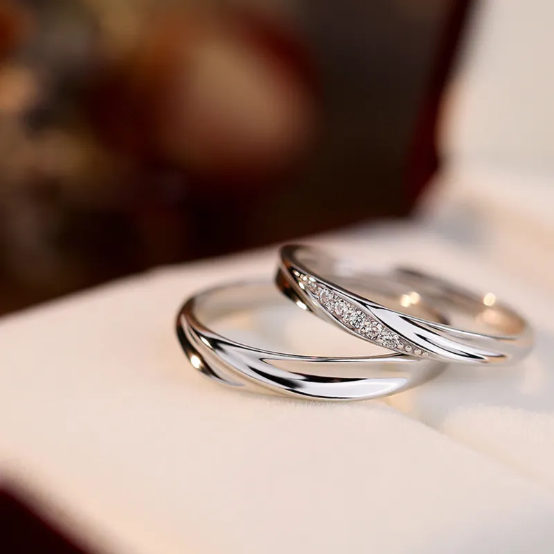 CAREBEARS 999 Fine Silver Rings Unisex-4