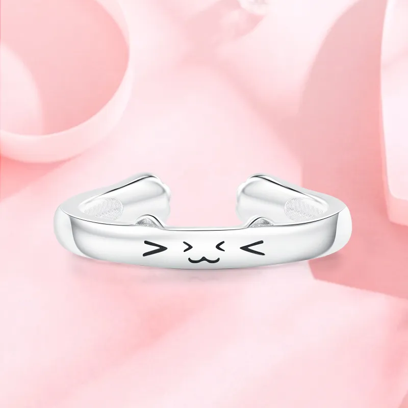 CAREBEARS S999 Fine Silver Rings Unisex-4