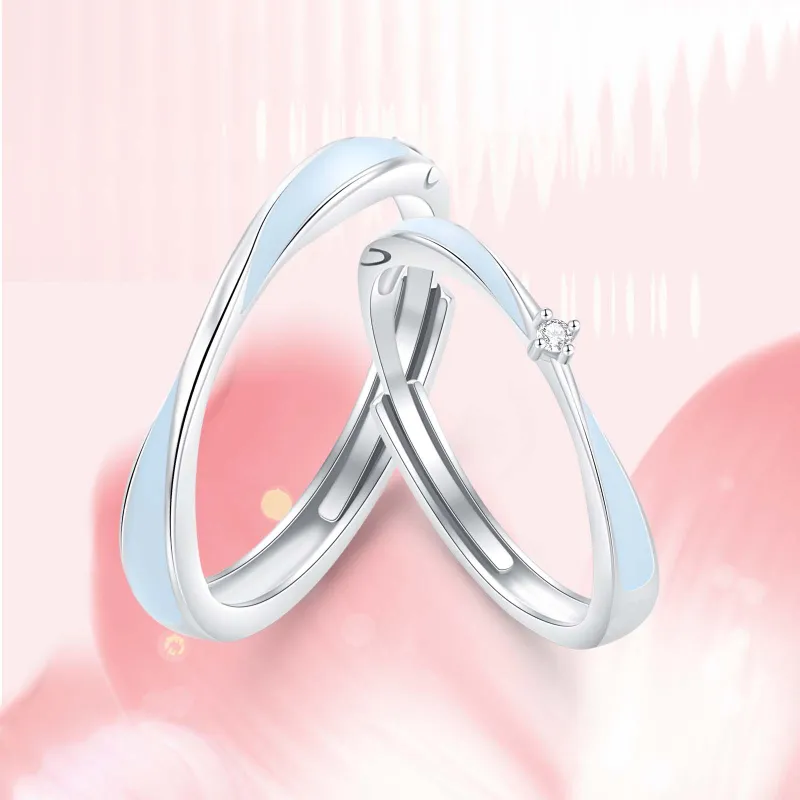CAREBEARS S925 Silver Rings Unisex-4