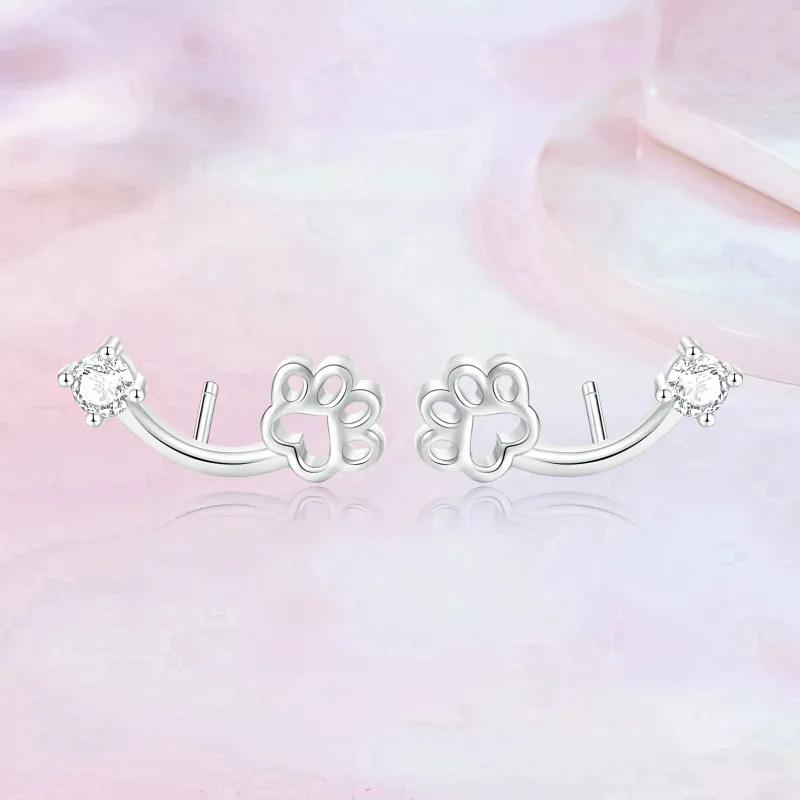 CAREBEARS S925 Silver Stud Earrings Women's-1