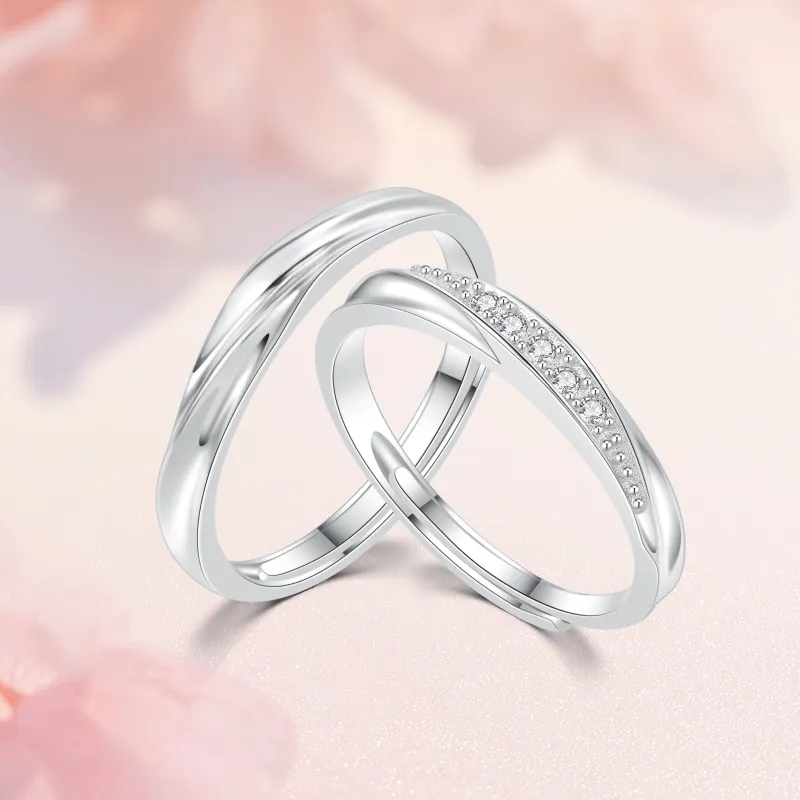 CAREBEARS 999 Fine Silver Rings Unisex-1
