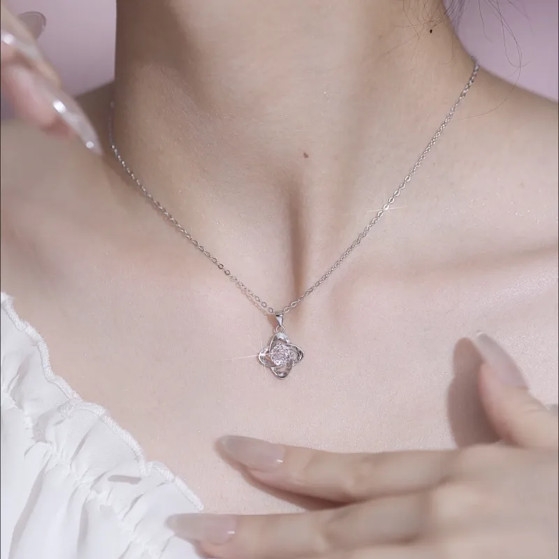 CAREBEARS S925 Silver Necklaces Women's-8