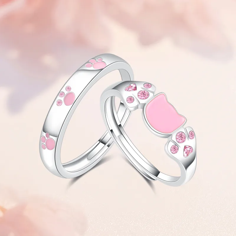 CAREBEARS 999 Fine Silver Rings Unisex-1