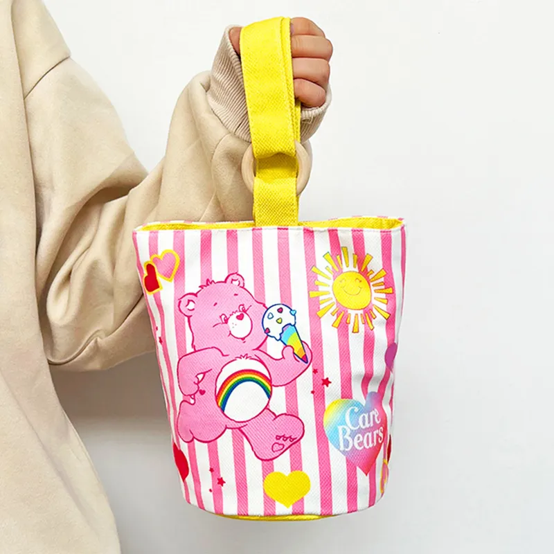 CAREBEARS Polyester Bucket Bag Handbag Women's Multicolor-1