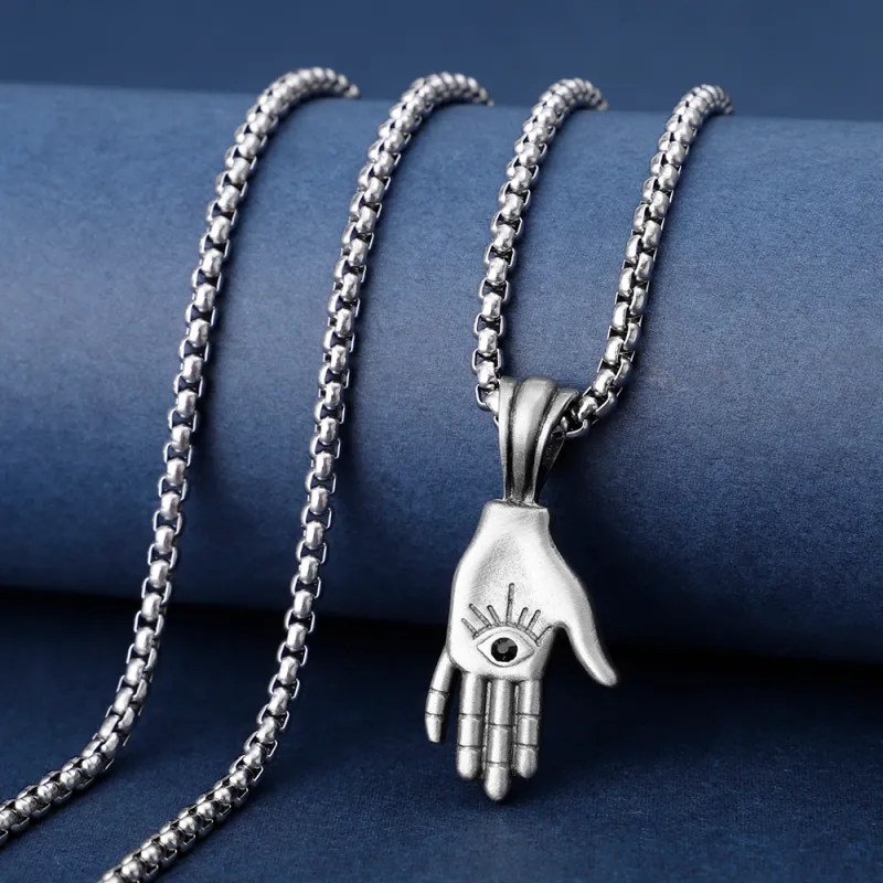 EVBEA Stainless Steel Necklaces Men's-1