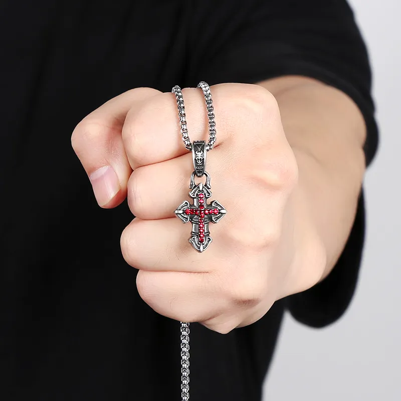 EVBEA Tin Titanium Steel Necklaces Men's-1