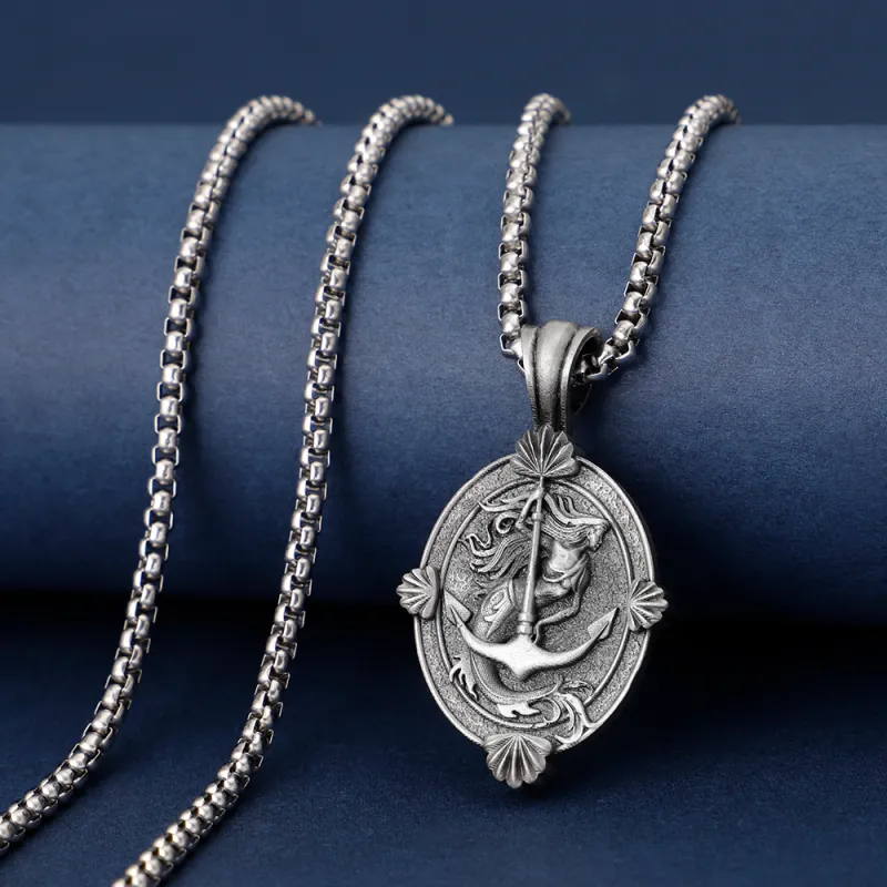 EVBEA Stainless Steel Necklaces Unisex Silver-2