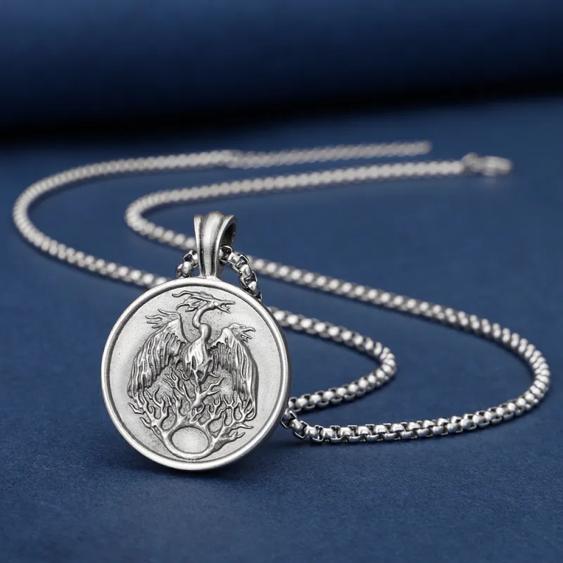 EVBEA Stainless Steel Tin Necklaces Men's-3