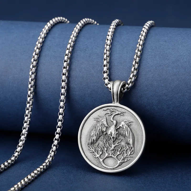 EVBEA Stainless Steel Tin Necklaces Men's-1