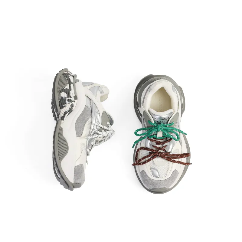VINYVIOLA Low-Top Chunky Sneakers Women's-5