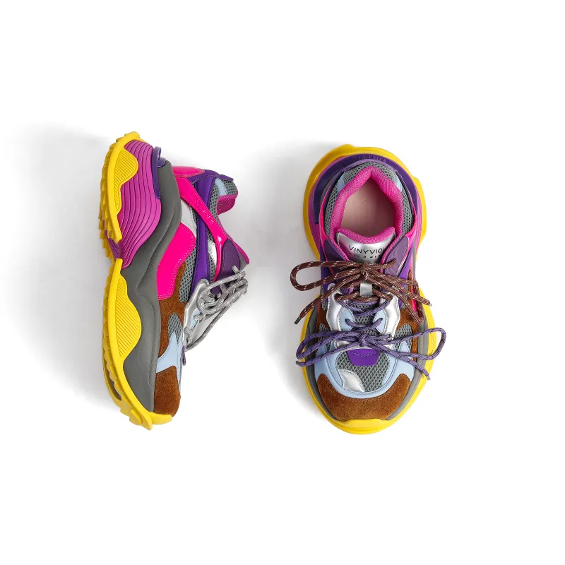 VINYVIOLA Low-Top Chunky Sneakers Women's-11