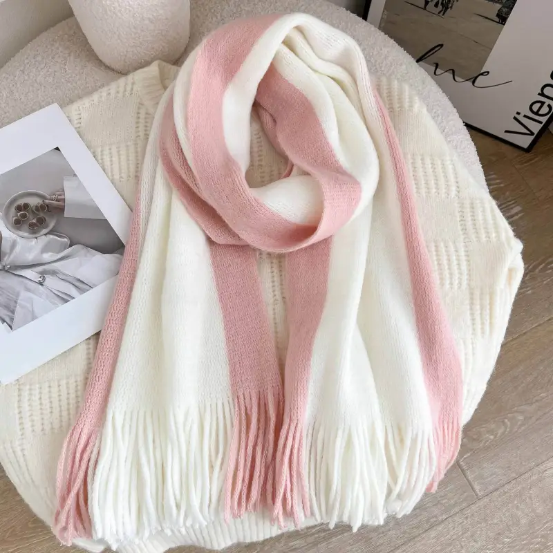 TIG Polyester Knit Scarves Women's-3