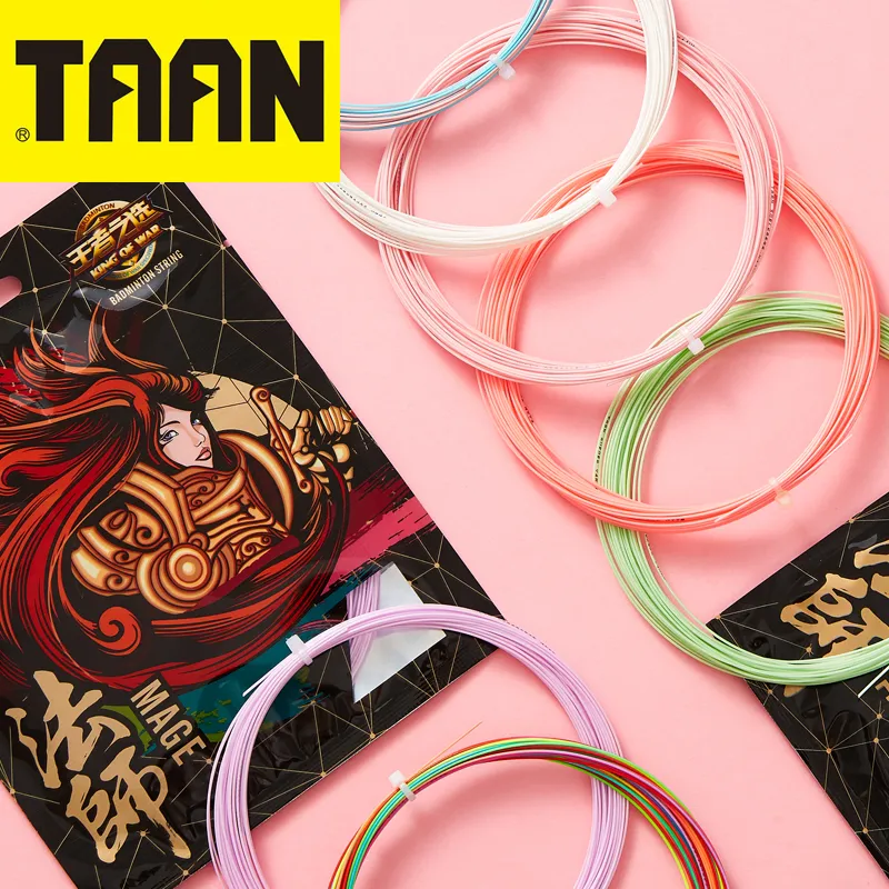 TAAN Stretchable Badminton Racket Strings High Polymer Nylon Competition And Training Specific Unisex 10m-2
