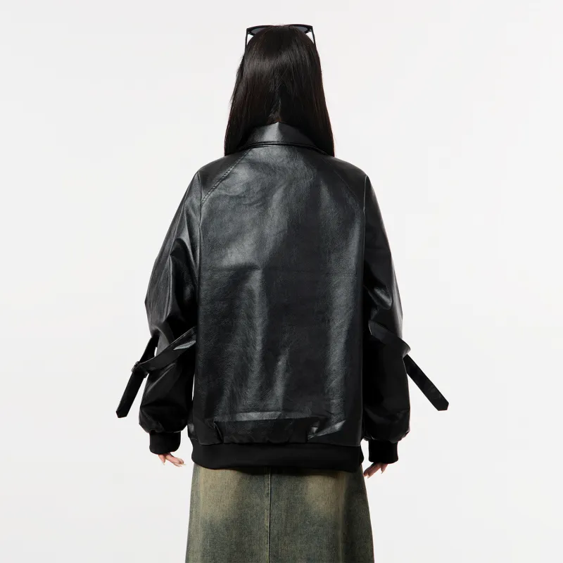 BOBBY ABLEY Leather Jacket Unisex-2