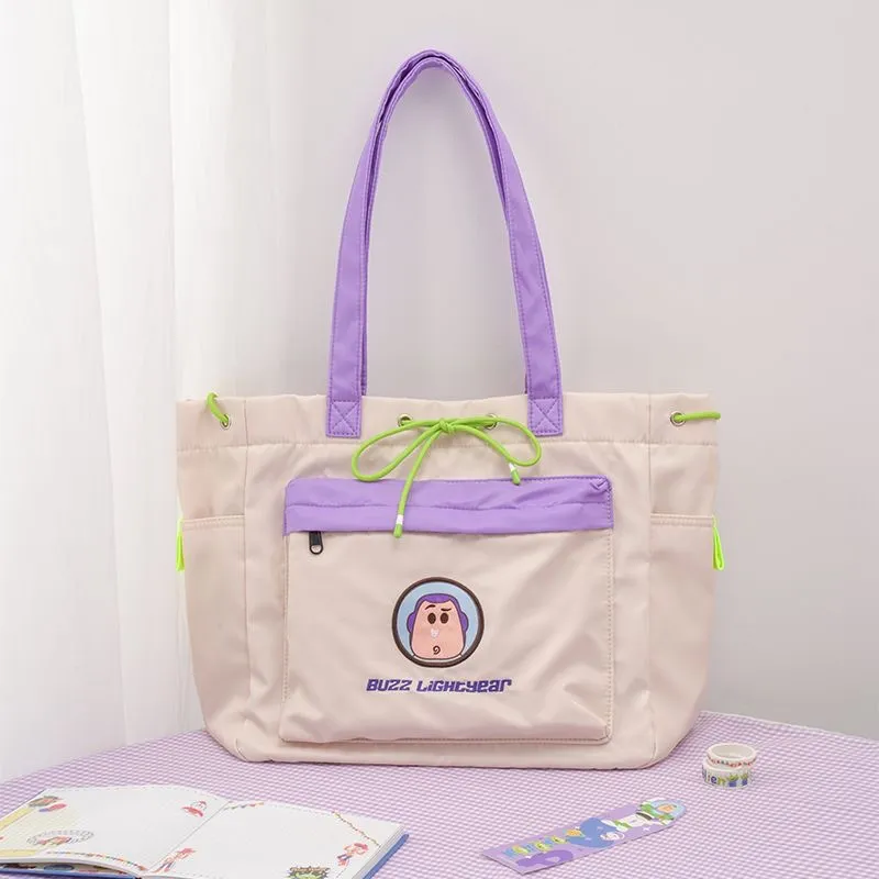 Limeworks Polyester Tote Bag, Shopping Bag, Shoulder Bag Unisex Ecru-2