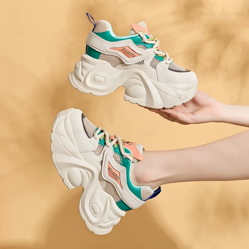 SANTA BARBARA POLO & RACQUET CLUB Low-Top Chunky Sneakers Women's-23