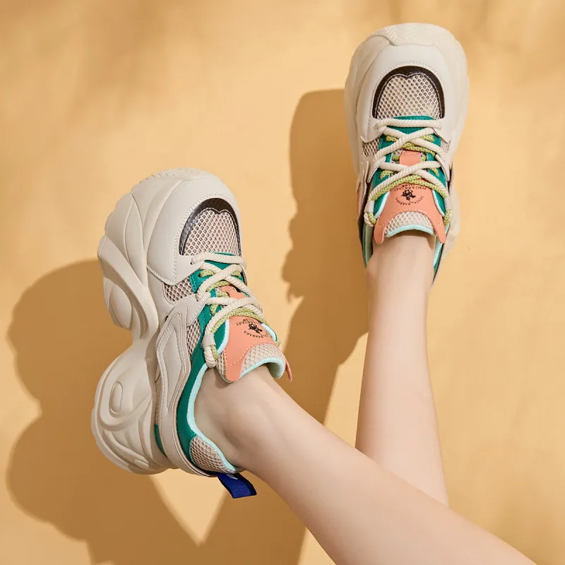 SANTA BARBARA POLO & RACQUET CLUB Low-Top Chunky Sneakers Women's-18