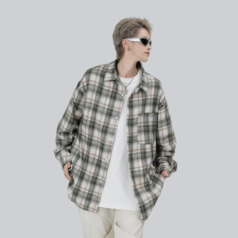 EGOU Long Sleeved Shirts Unisex-12