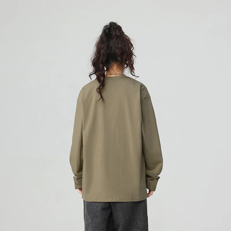 EGOU Long Sleeved T Shirt Unisex-14