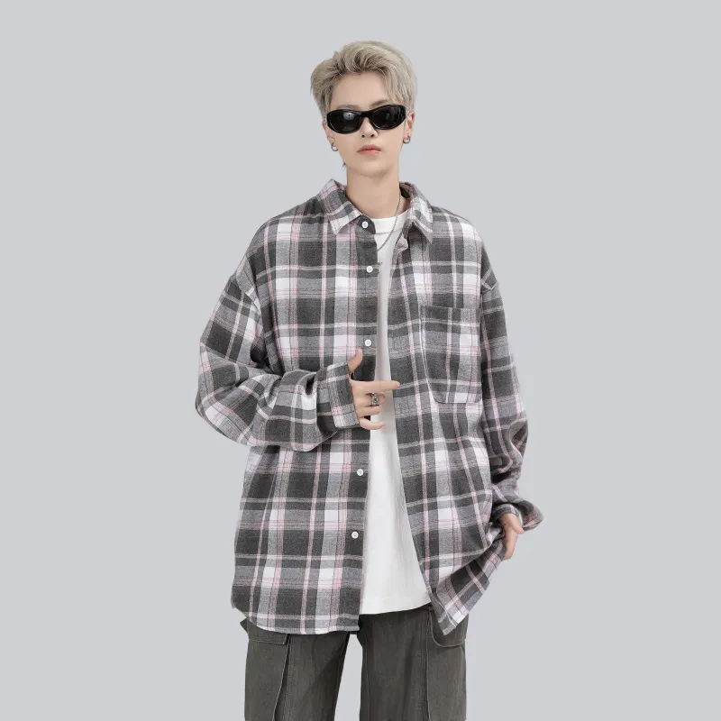 EGOU Long Sleeved Shirts Unisex-21