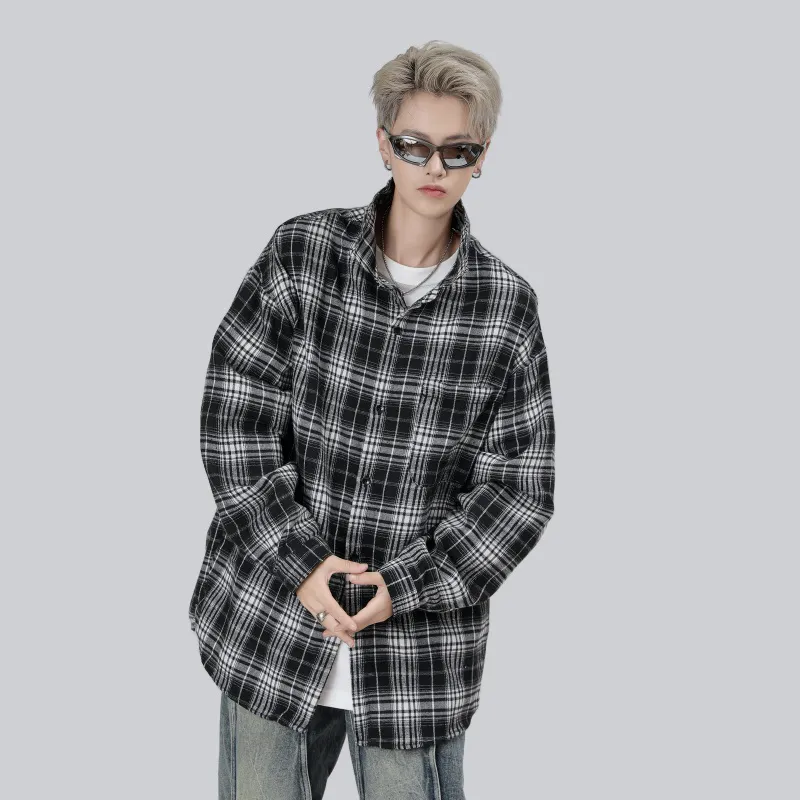 EGOU Long Sleeved Shirts Unisex-4