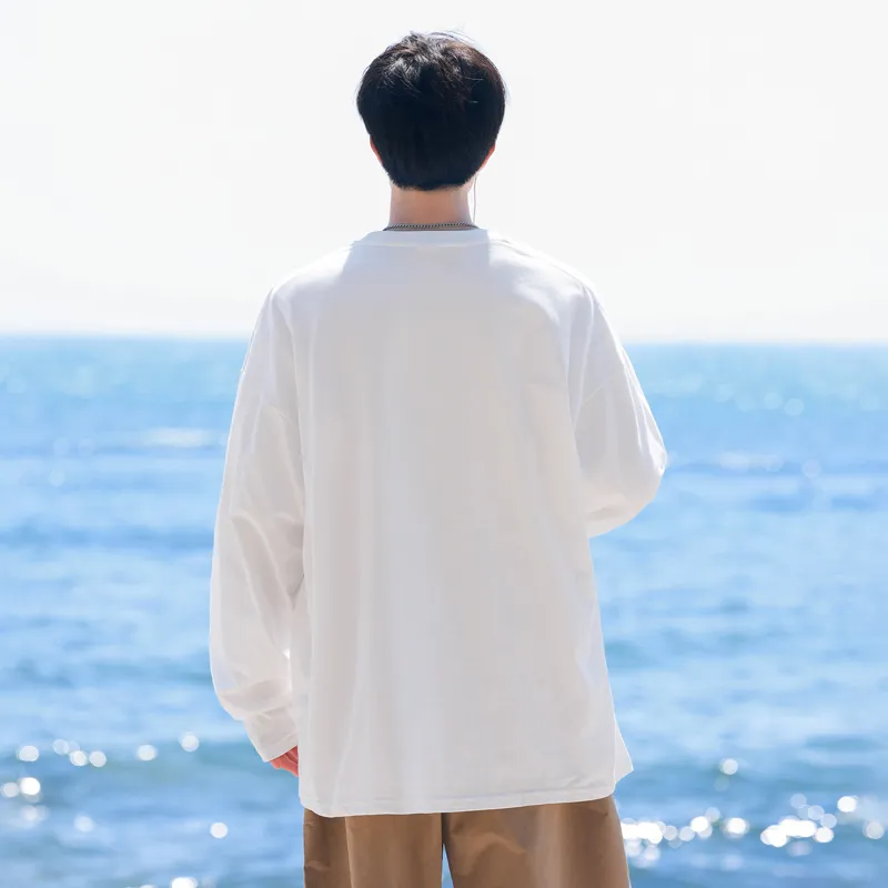 EGOU Long Sleeved T Shirt Unisex-2
