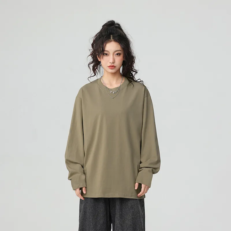 EGOU Long Sleeved T Shirt Unisex-13