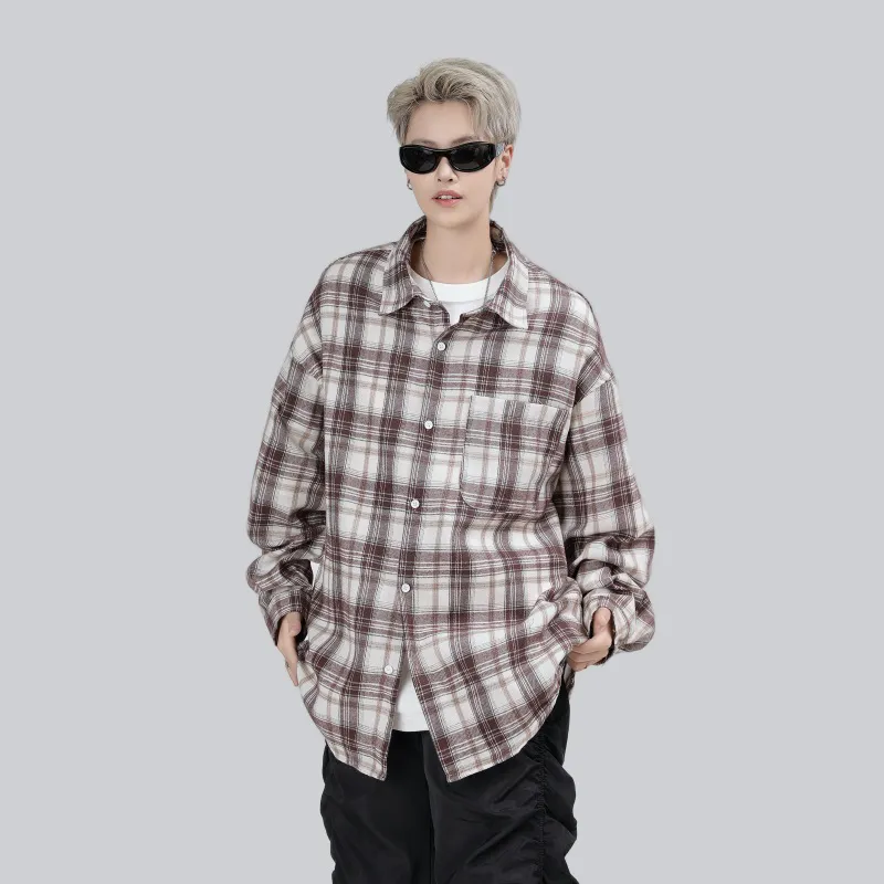 EGOU Long Sleeved Shirts Unisex-18