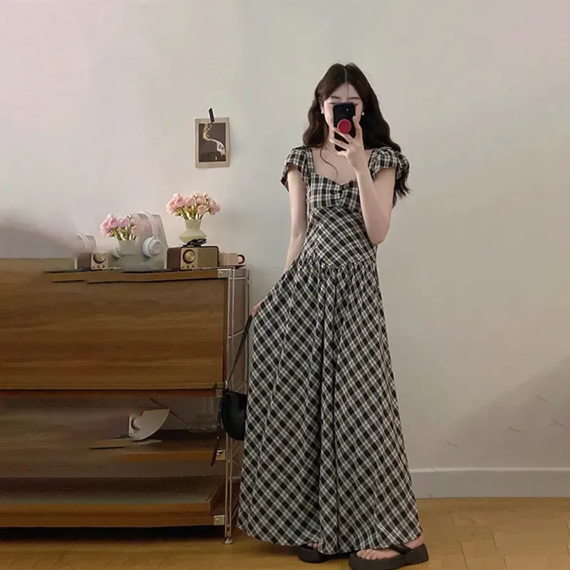 AFGGD Short Sleeved Dress Women's-4
