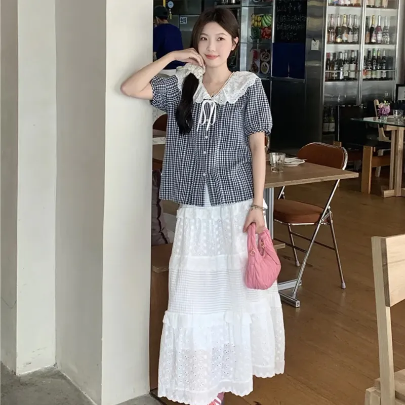 AFGGD Two Piece Skirt Sets Women's-2