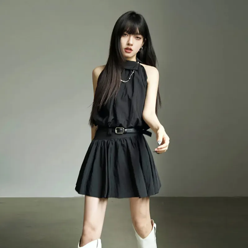AFGGD Sleeveless Dresses Women's-6