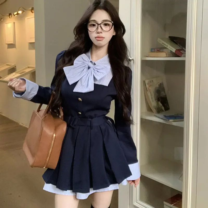 AFGGD Long Sleeved Dress Women's Dress-5