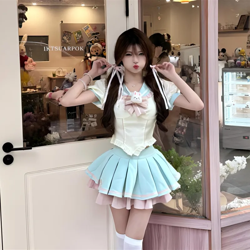 AFGGD Two Piece Skirt Sets Women's-4