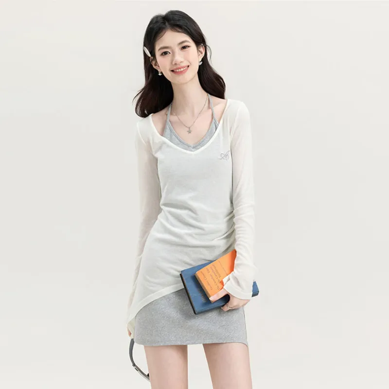 AFGGD Two Piece Skirt Sets Women's-2