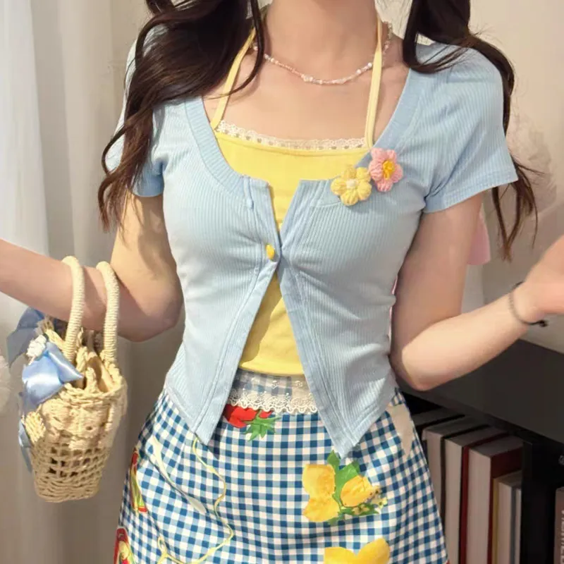 AFGGD Two Piece Skirt Sets Women's-5