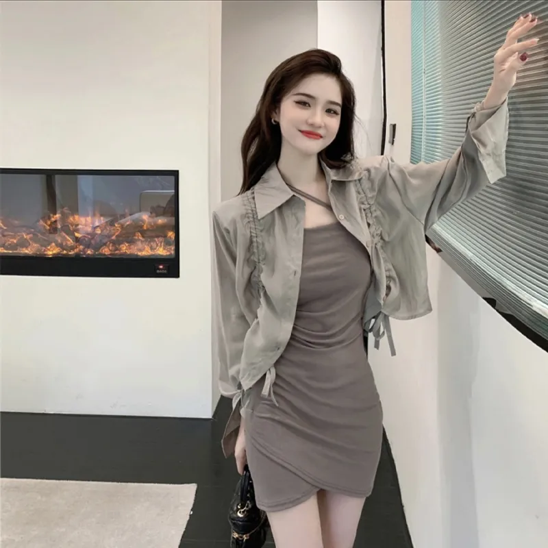AFGGD Two Piece Skirt Sets Women's-2