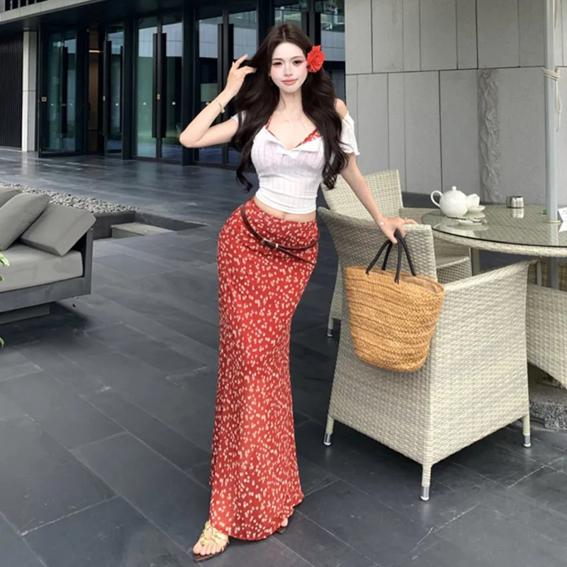 AFGGD Two Piece Skirt Sets Women's-2