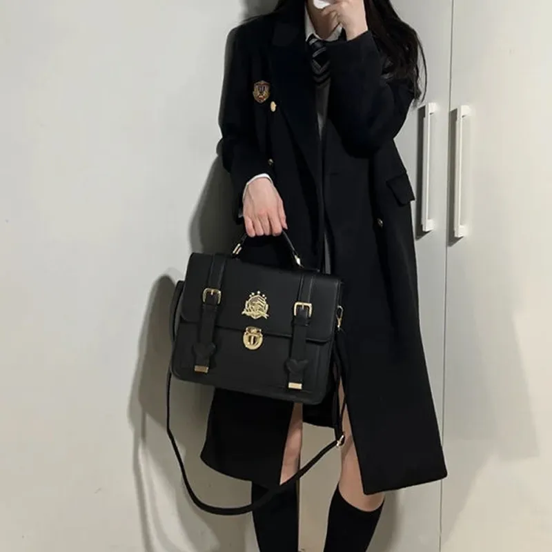 AFGGD Velvet feel Coat Women's Black-5