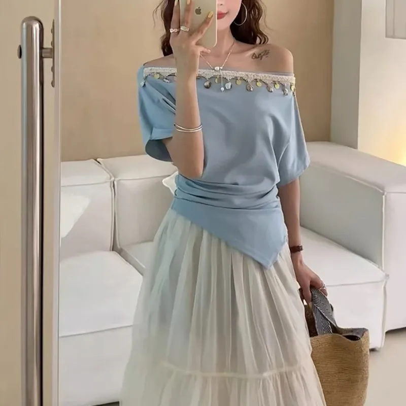 AFGGD Two Piece Skirt Sets Women's-5